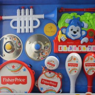 Fisher Price 10 Piece Band Set Plus Musical Monkey Piano