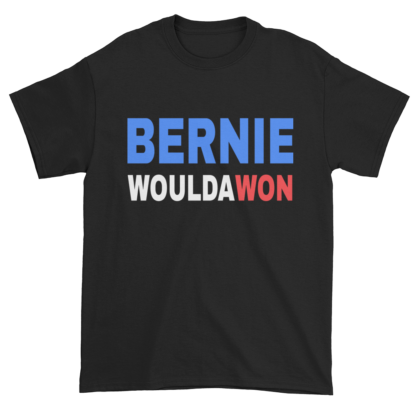 Bernie Woulda Won T-Shirt, Black